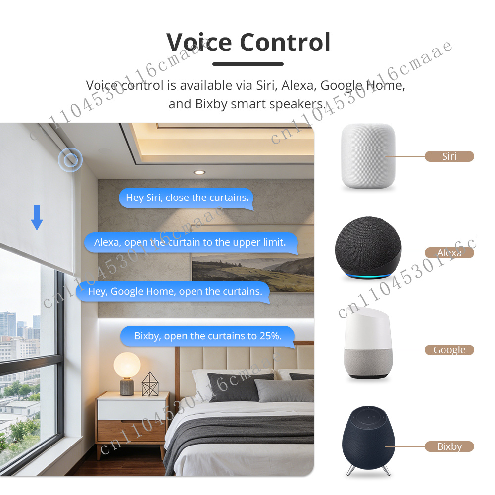 Home Office Google - Motor de Persiana Enrollable Recargable de