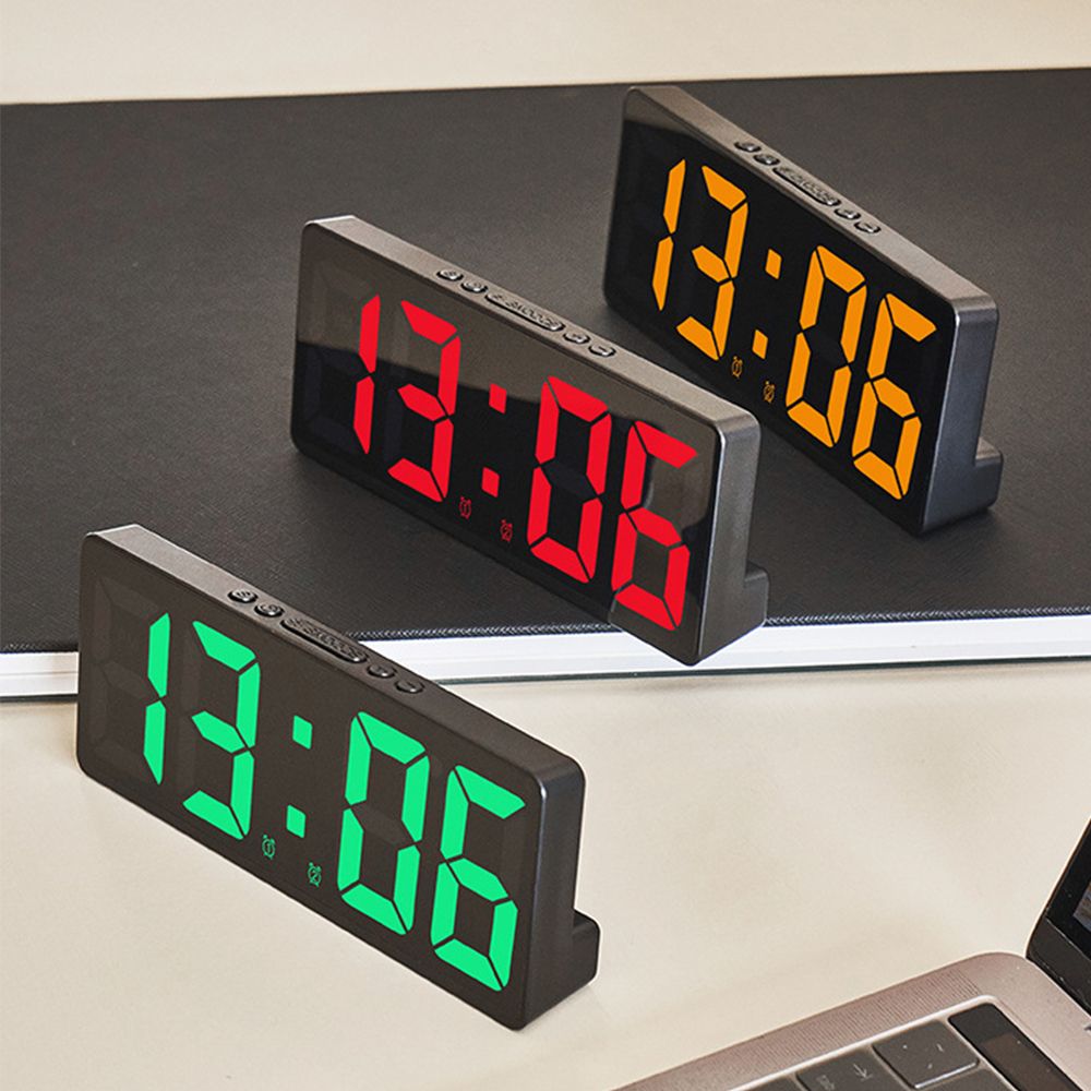 Led Desk Clock - Reloj despertador Digital con Control de