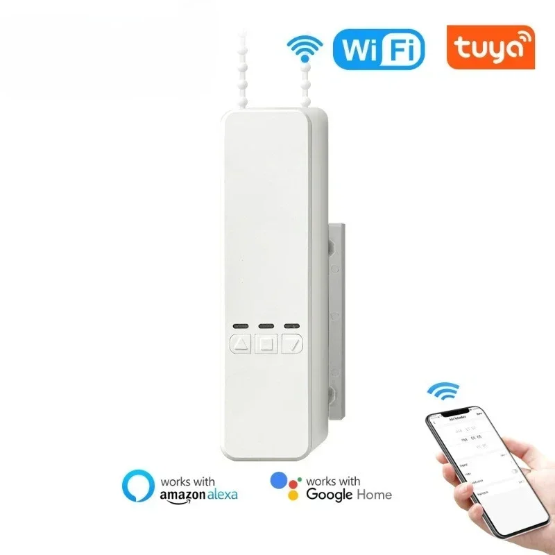 Home Office Google - Persianas enrollables con Motor WiFi, Control