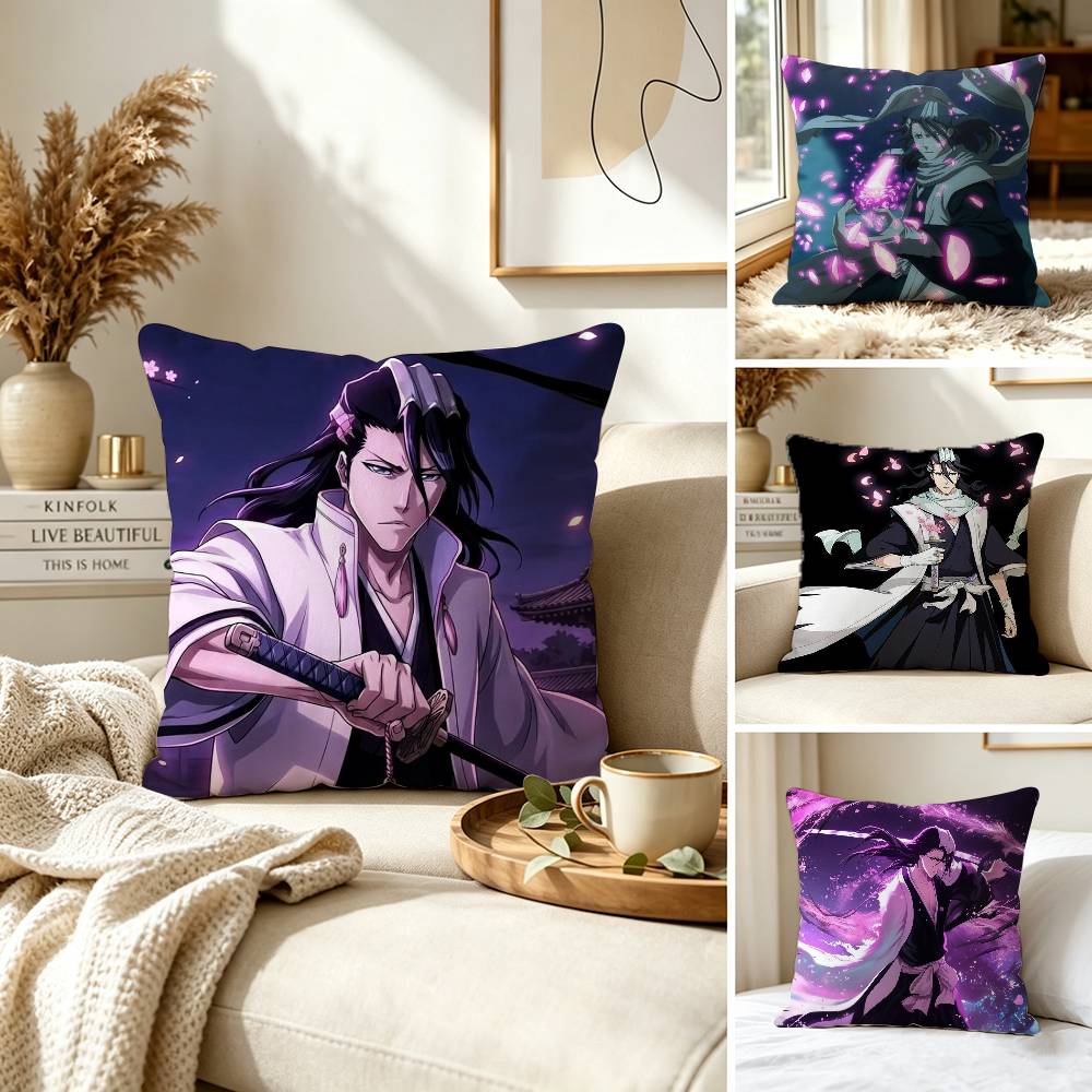 Home Office Bleaching - Funda de Almohada B-Bleach Anime K-Kuchiki
