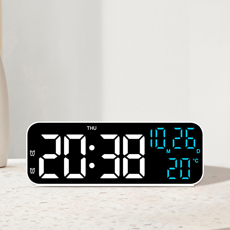 Led Desk Clock - Reloj despertador Digital Simple, reloj LED