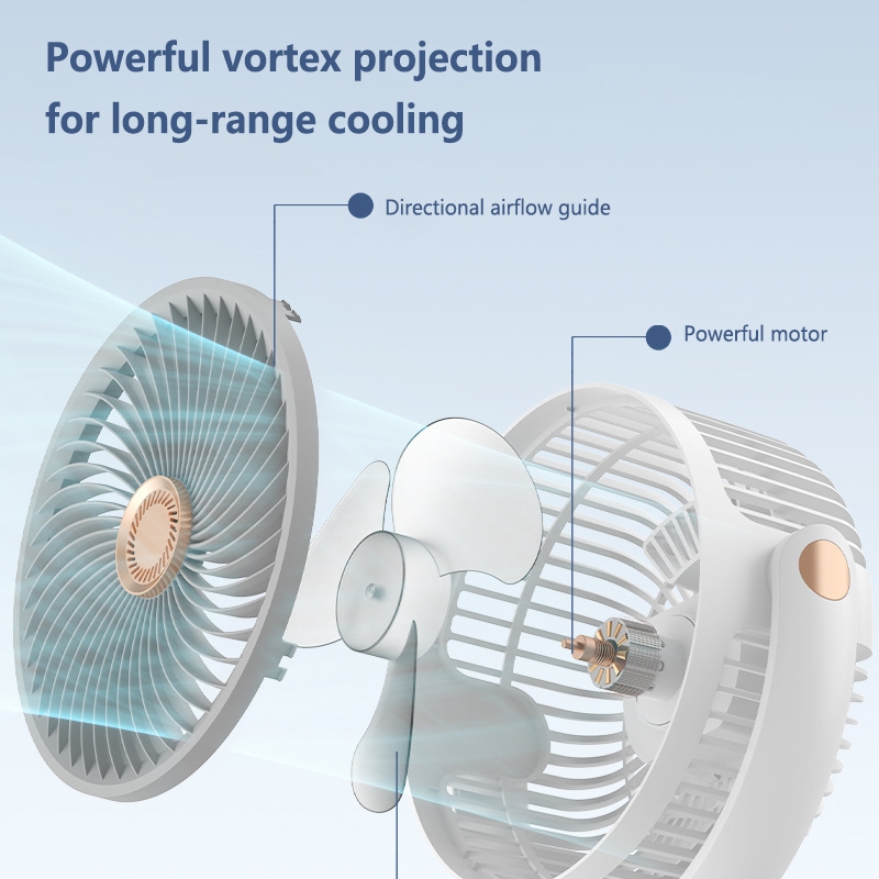 Home Office Hours - Ventilador de Pie Telescópico Portátil Lenovo,
