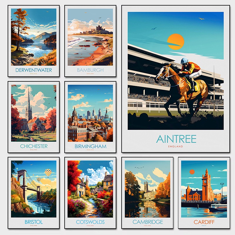 Home Office London - Póster de viaje de Birmingham, arte