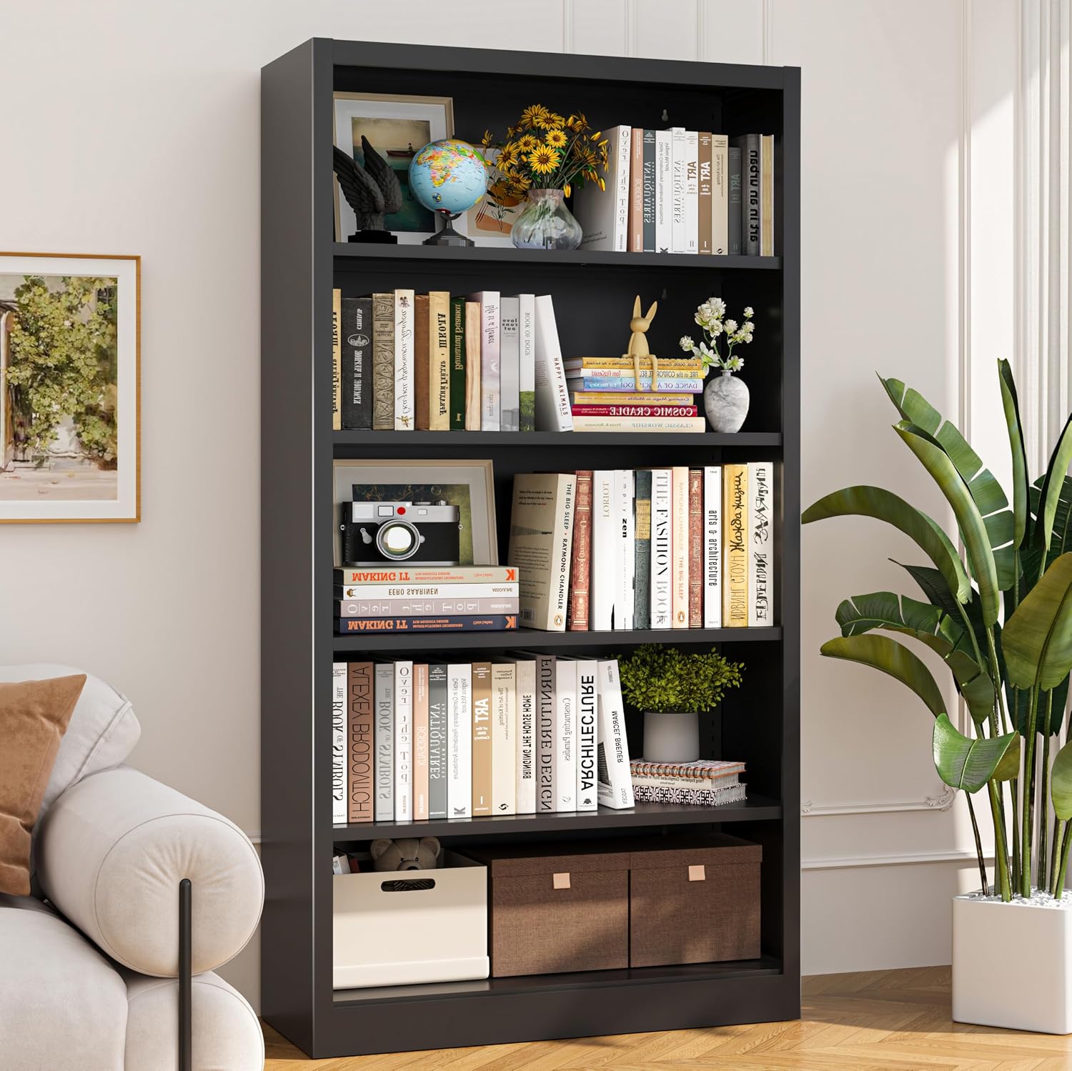 Home Office And Library - Estantería Metálica de 55