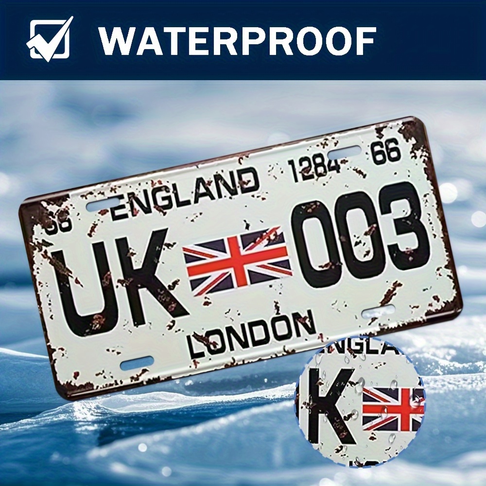 Home Office London - Vintage London UK Placa de aluminio