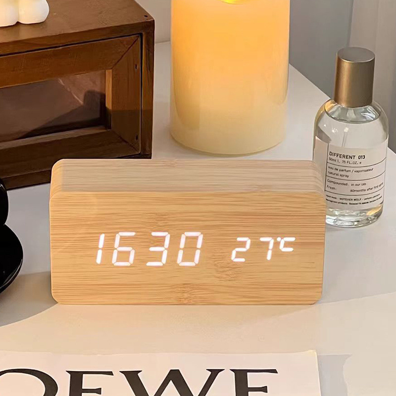 Led Desk Clock - Reloj despertador digital Reloj de mesa