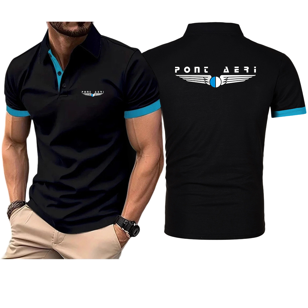 Home Office Logo - Polo Básico para Hombre Disco Logo