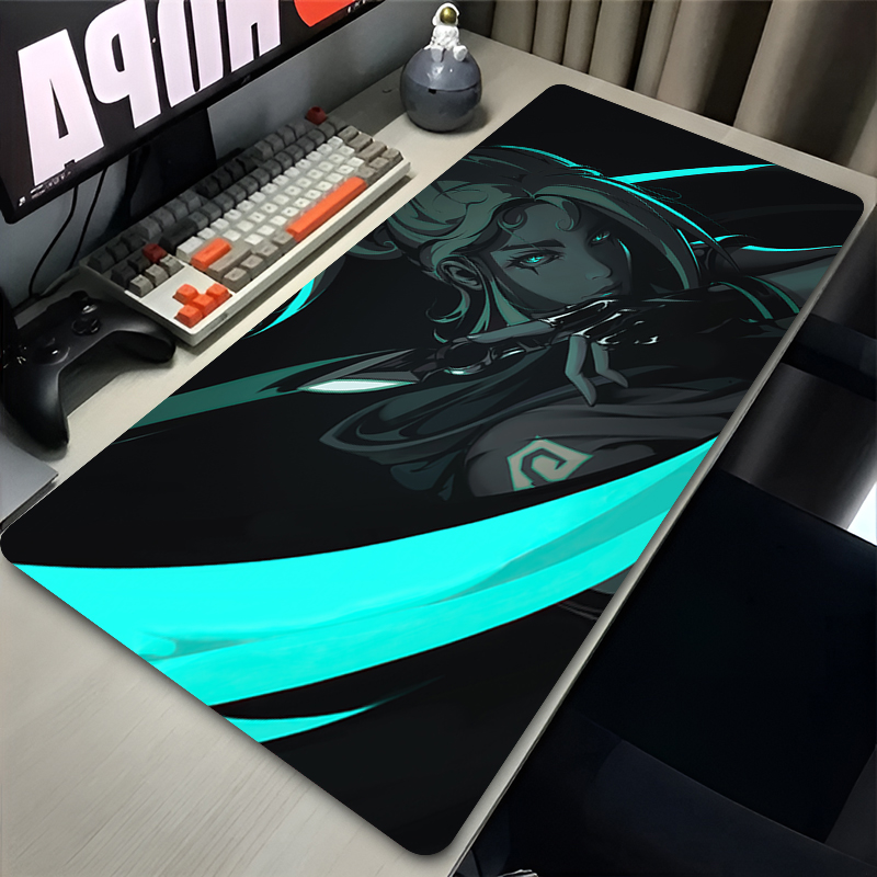 Home Office Keyboard And Mouse - Alfombrilla de ratón para juegos Valorant