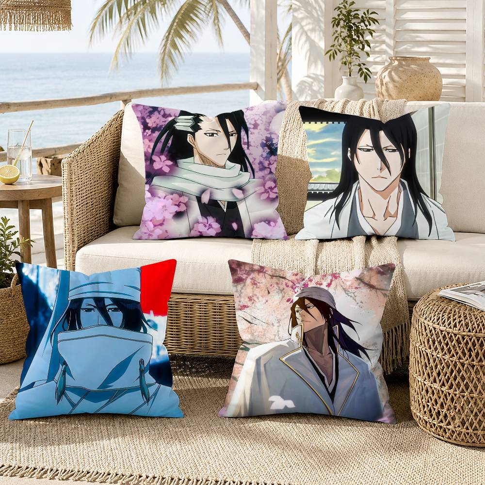 Home Office Bleaching - Funda de almohada B-Bleach Anime K-Kuchiki