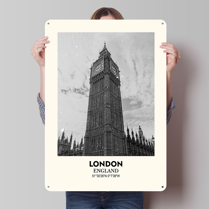 Home Office London - Póster impreso del Big Ben de