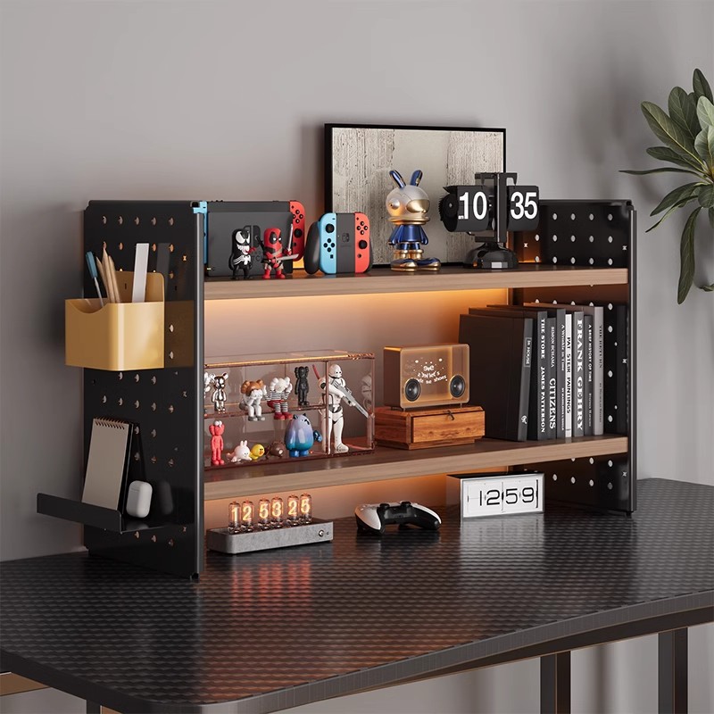 Home Office And Library - AOLIVIYA Estante de almacenamiento para escritorio,