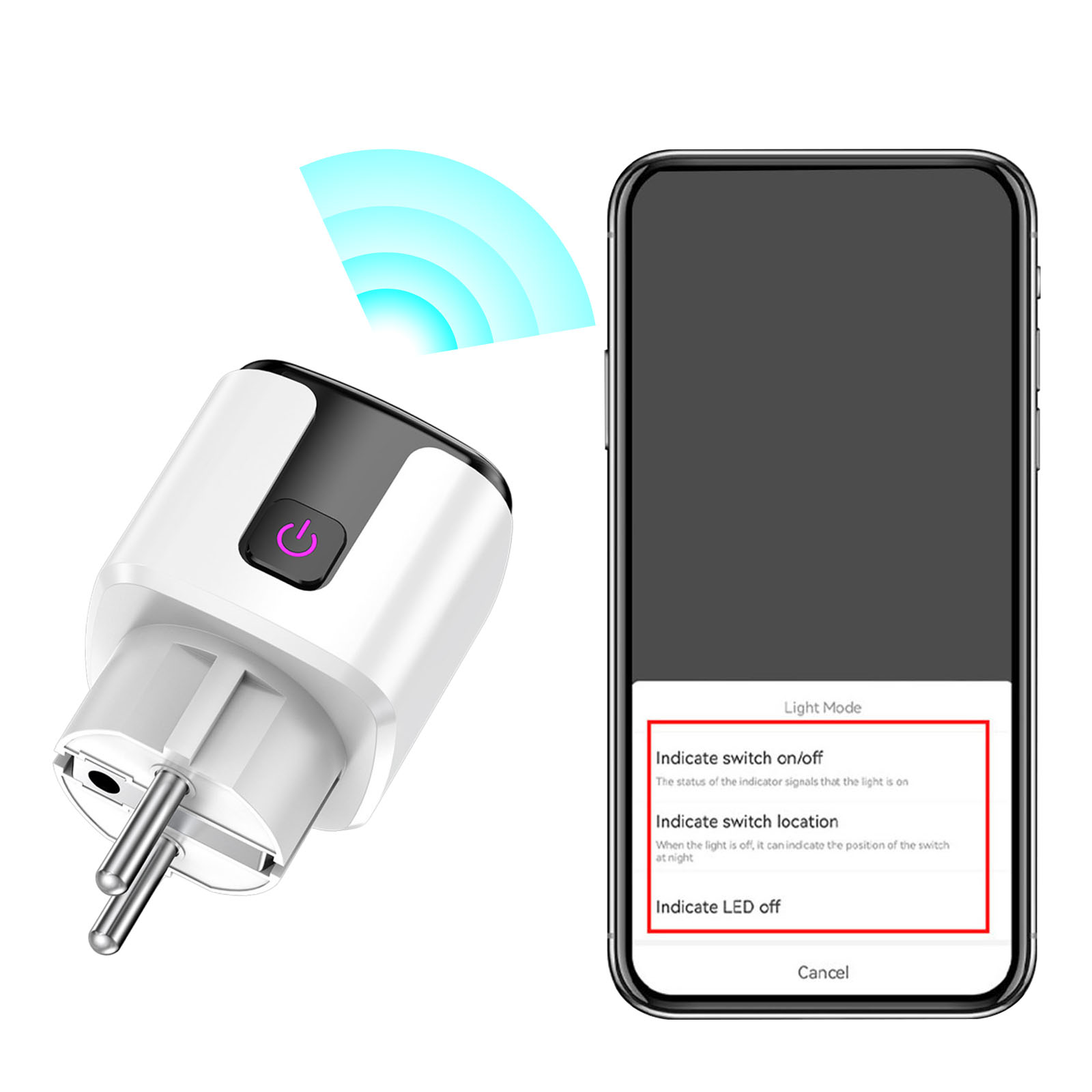 Home Office Google - Enchufe Inteligente Wi-Fi y Bluetooth Compatible