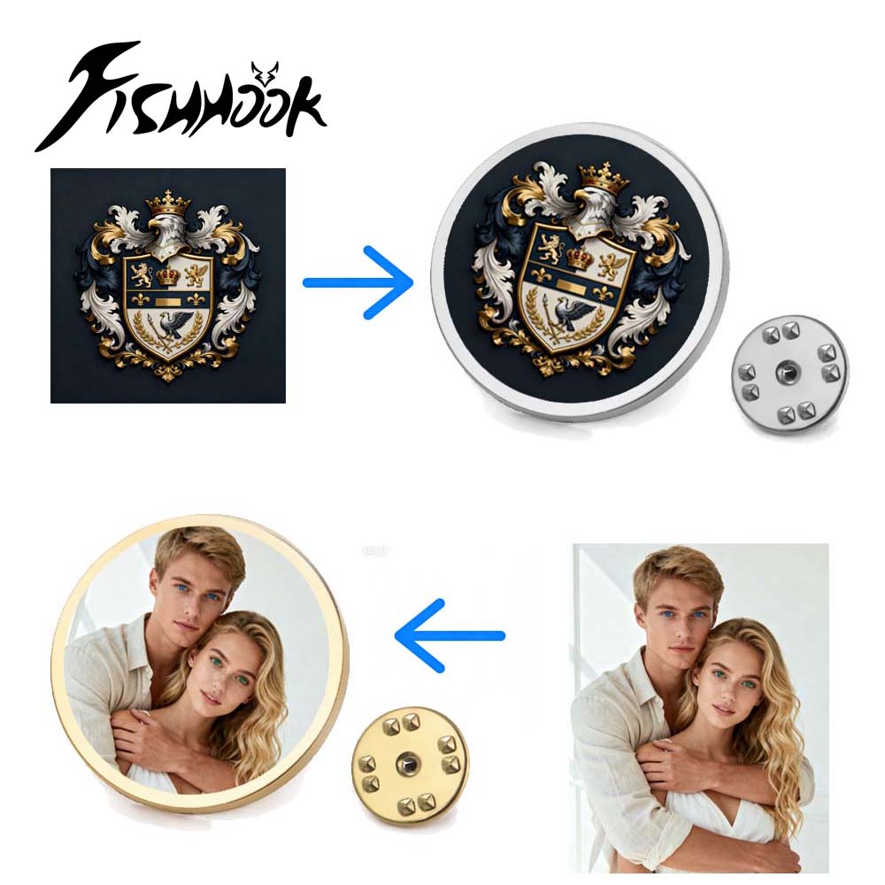 Broche Personalizado con Foto  - Home Office Logo reseña y precio