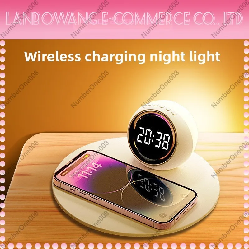 Lámpara de Noche con Cargador  - Led Desk Clock reseña y precio