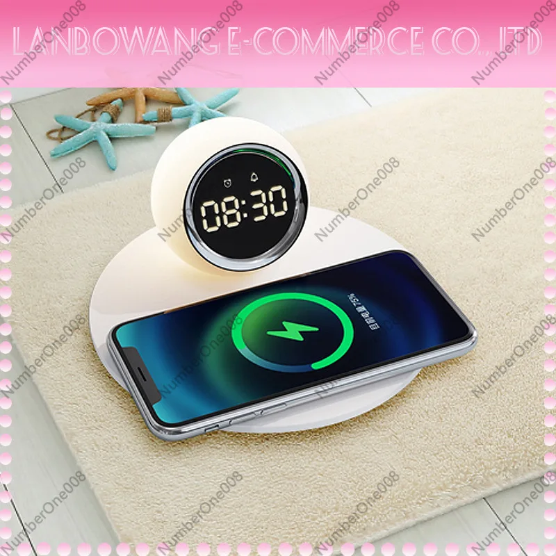Lámpara de Noche con Cargador  - Led Desk Clock reseña y precio