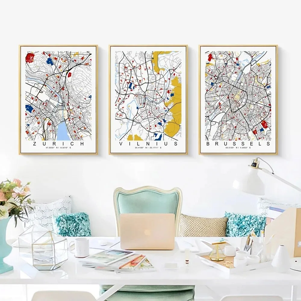 1 Pieza de Mapa del Mundo sin  - Home Office London reseña y precio