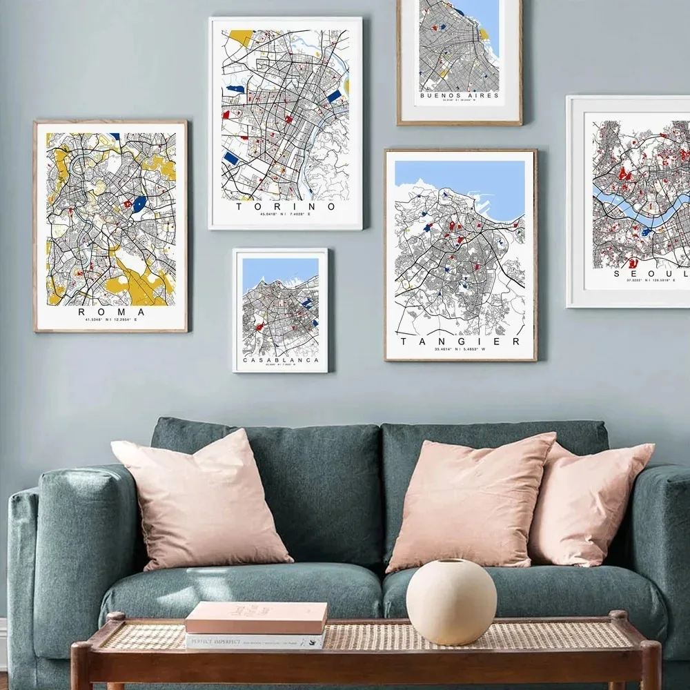 1 Pieza de Mapa del Mundo sin  - Home Office London reseña y precio