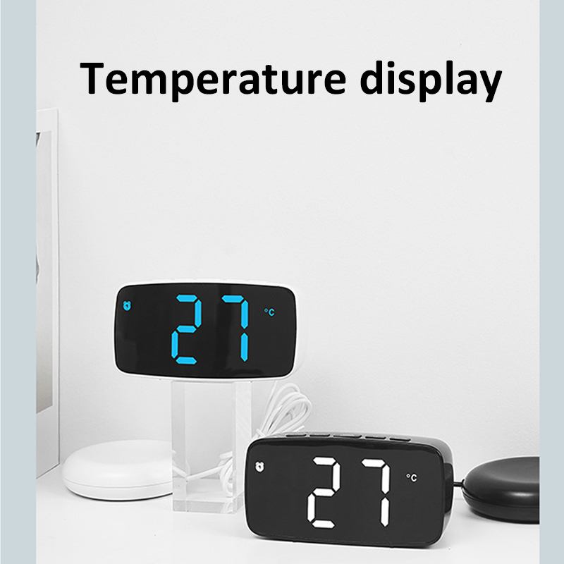 Reloj despertador vibratorio s - Led Desk Clock reseña y precio