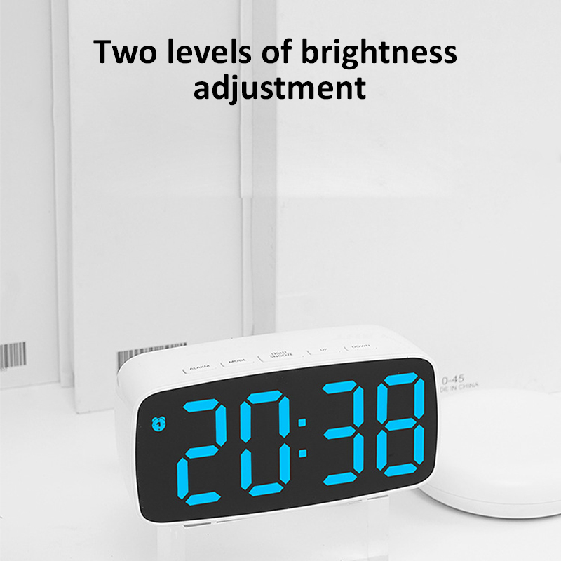Reloj despertador vibratorio s - Led Desk Clock reseña y precio