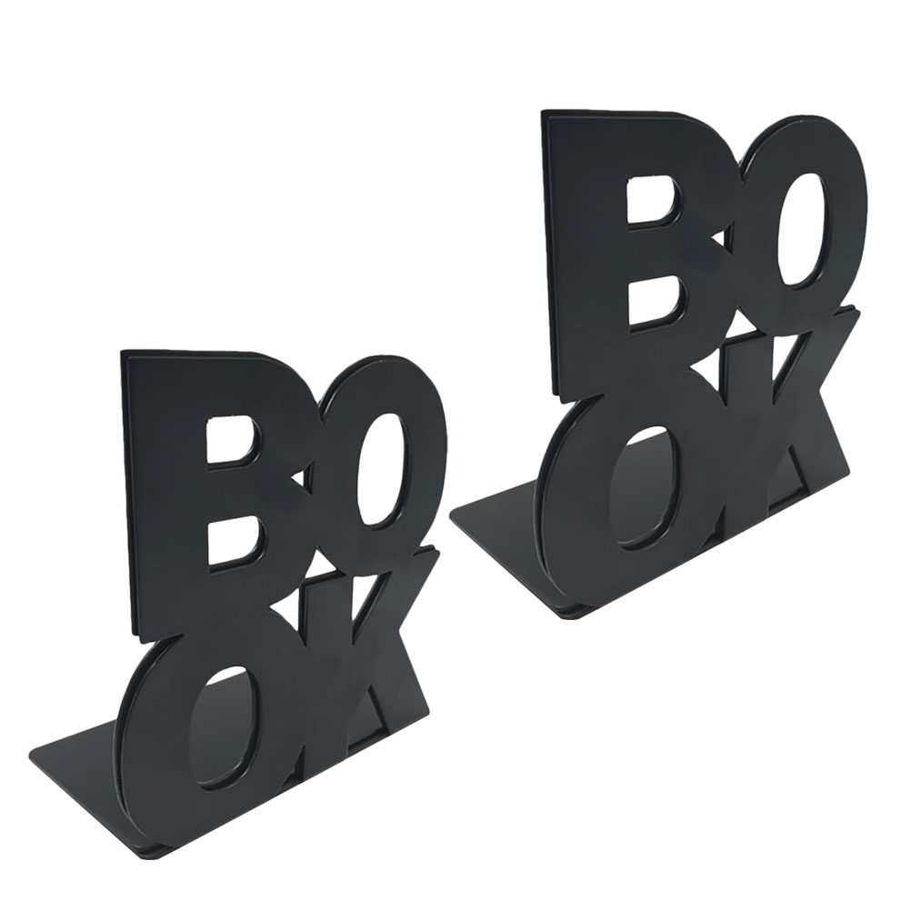 2 Sujetalibros de Acero Inoxid - Home Office And Library reseña y precio