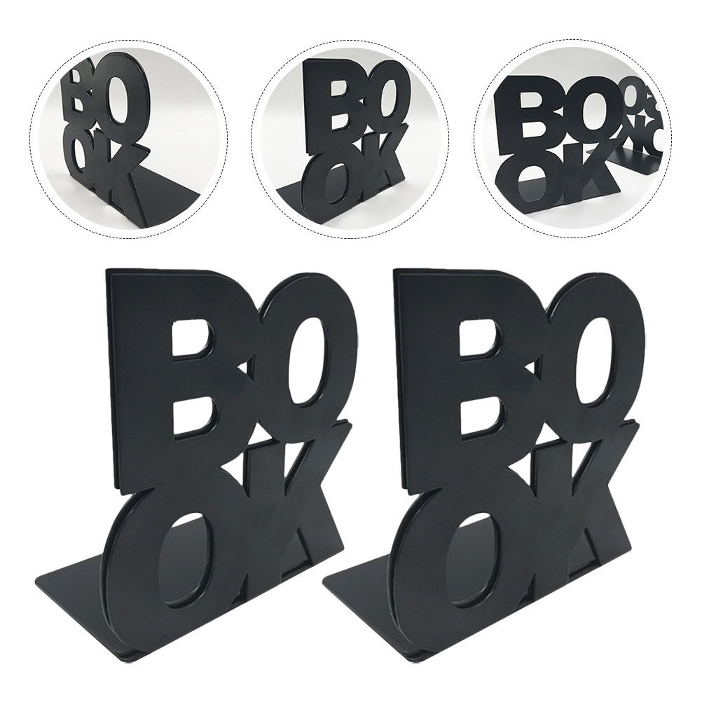 2 Sujetalibros de Acero Inoxid - Home Office And Library reseña y precio