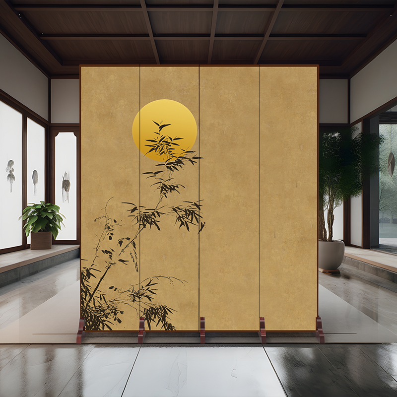Nueva Biombo Chino Plegable pa - Home Office Background reseña y precio