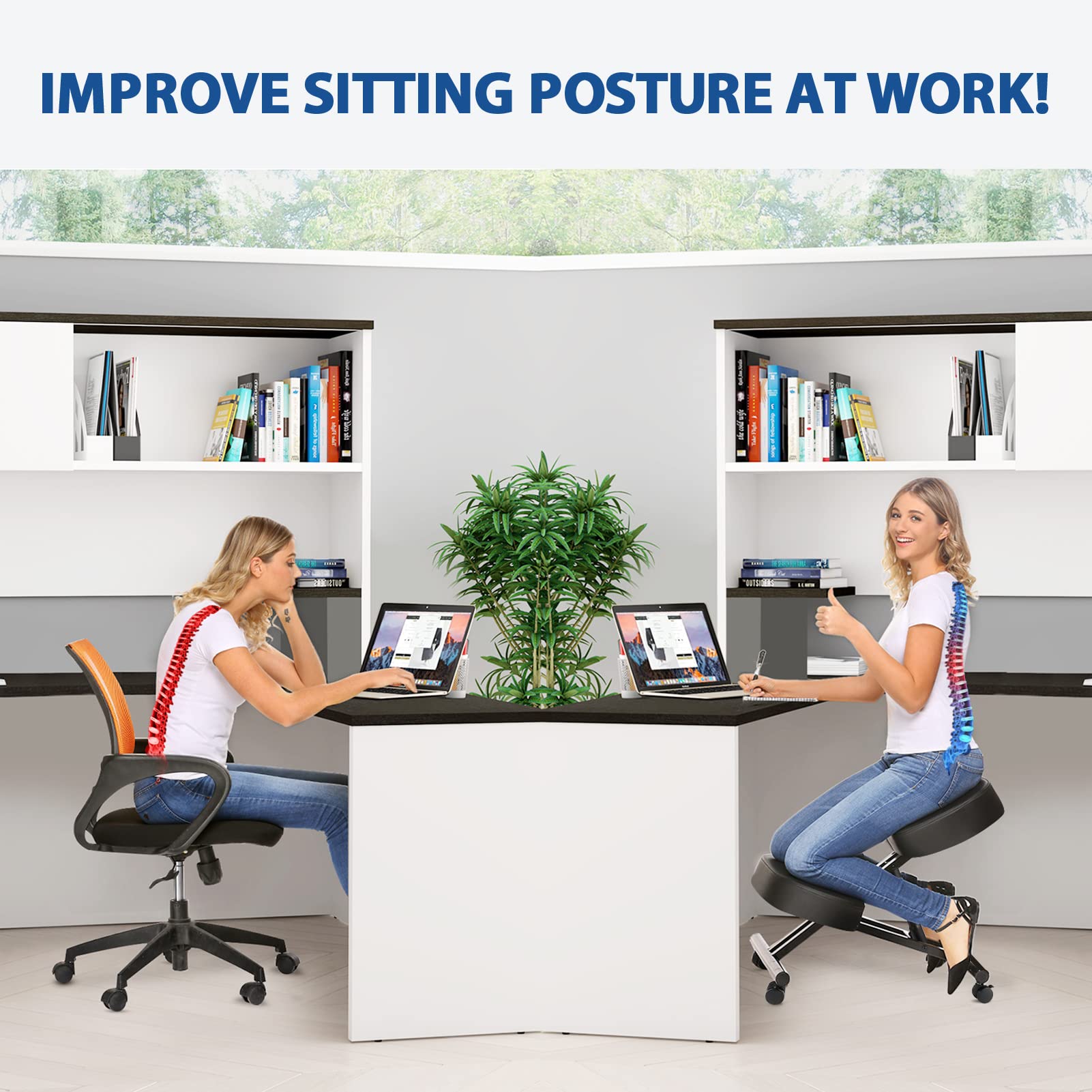 Silla Ergonómica para Arrodill - Home Office Ergonomics reseña y precio