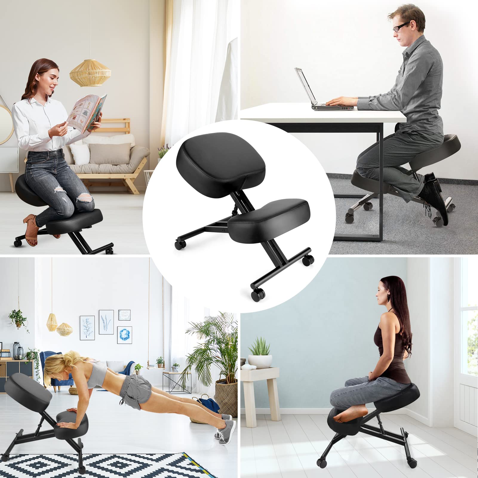 Silla Ergonómica para Arrodill - Home Office Ergonomics reseña y precio