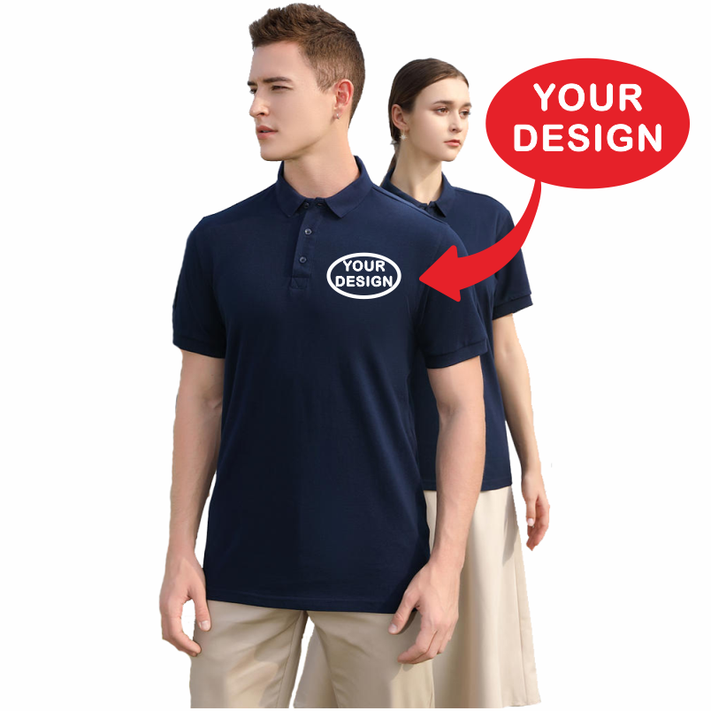 Polo de algodón puro de verano - Home Office Logo reseña y precio