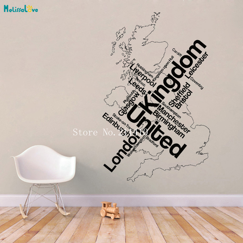 Pegatina de pared para decorac - Home Office London reseña y precio