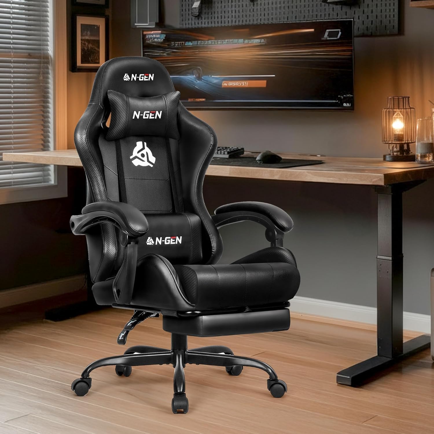 Silla Gamer con Reposapiés y S - Home Office Ergonomics reseña y precio