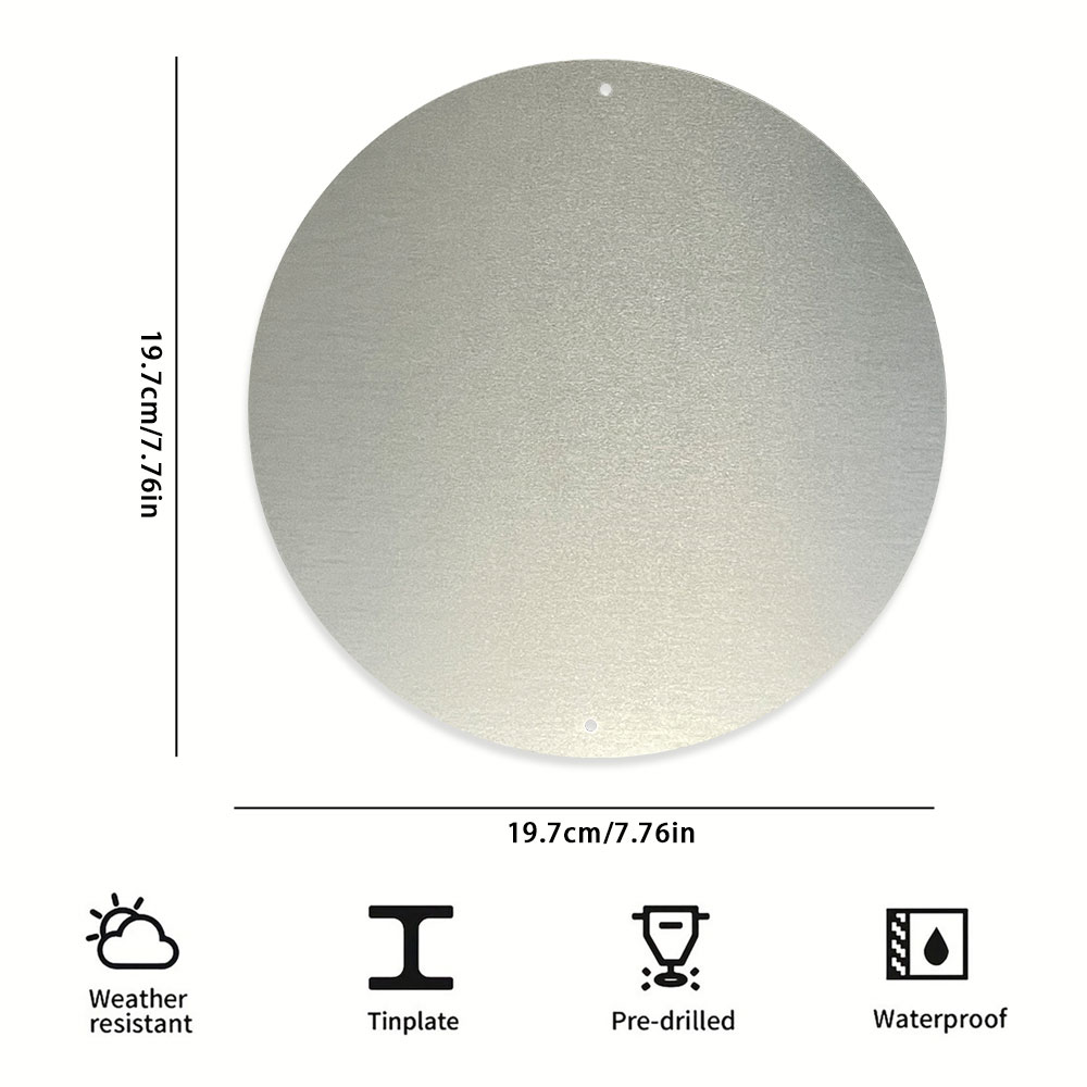 Letrero de aluminio con foto/t - Home Office Logo reseña y precio