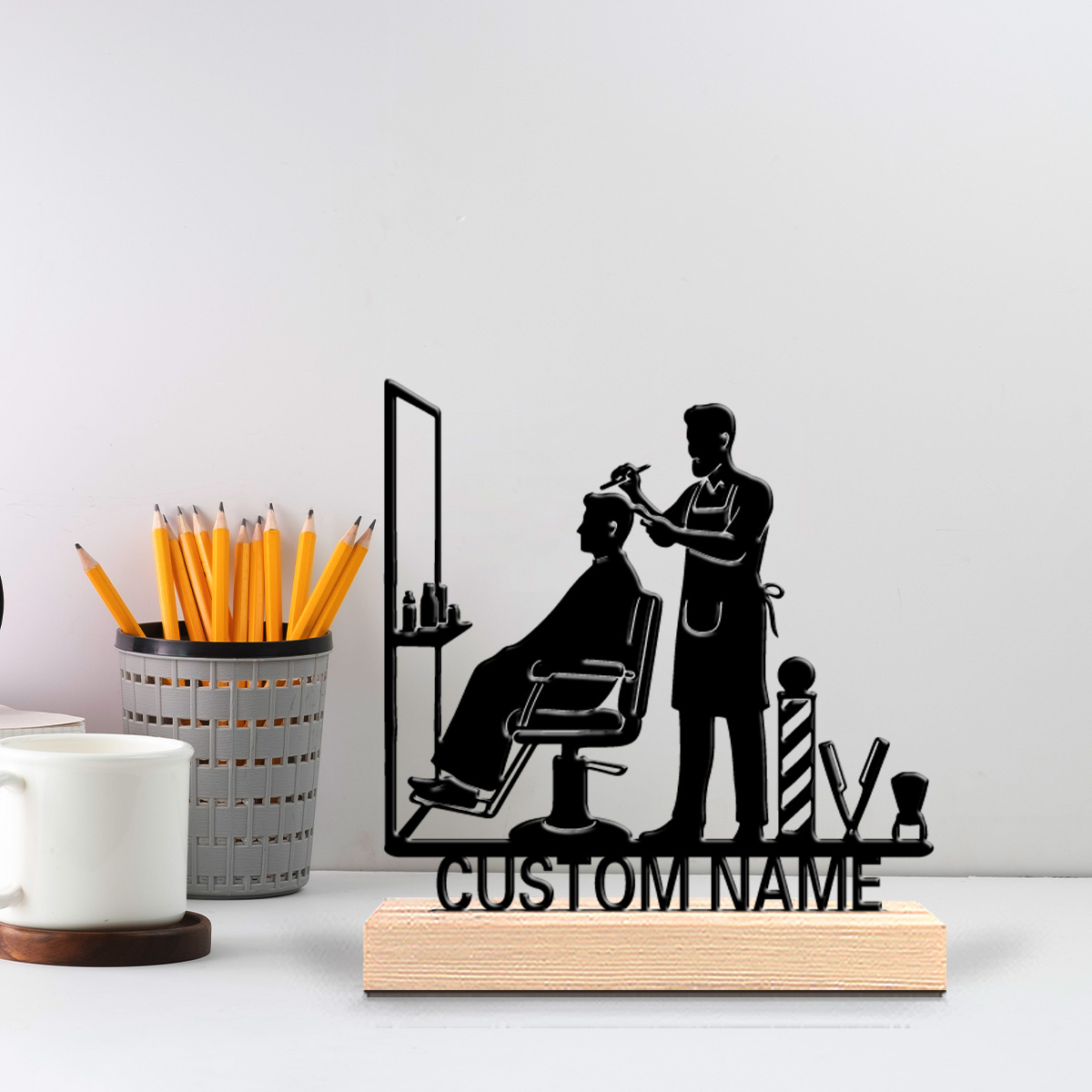 1 pieza de decoración de escri - Home Office Logo reseña y precio