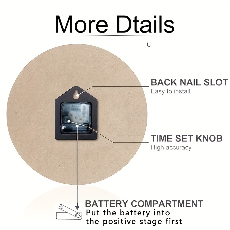 Reloj de Pared Vintage para De - Home Office And Library reseña y precio