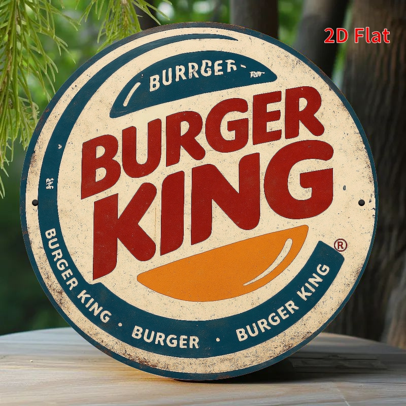 Burger King Logotipo de madera - Home Office Logo reseña y precio