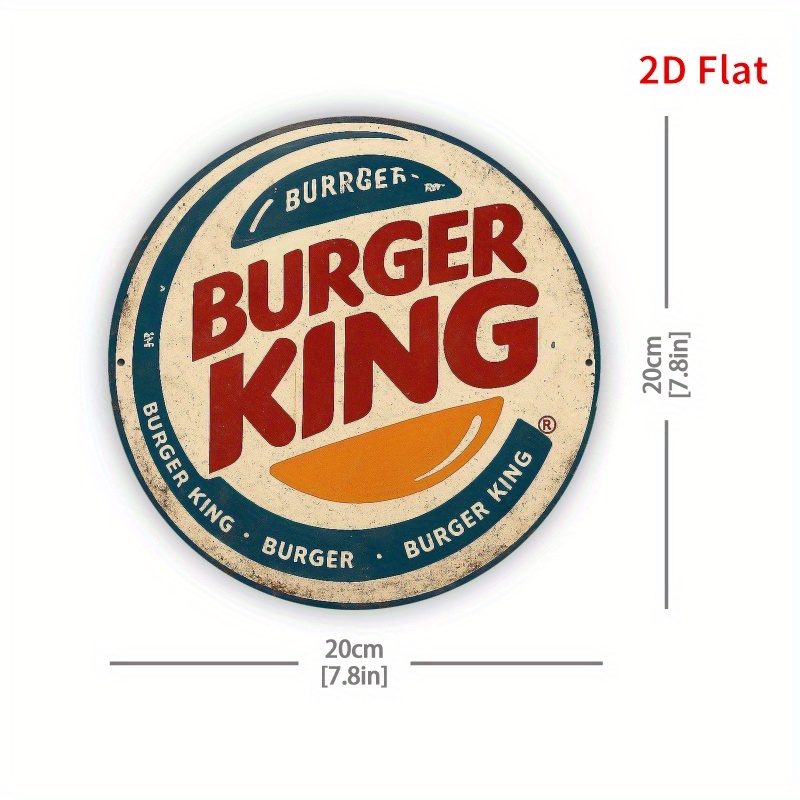 Burger King Logotipo de madera - Home Office Logo reseña y precio