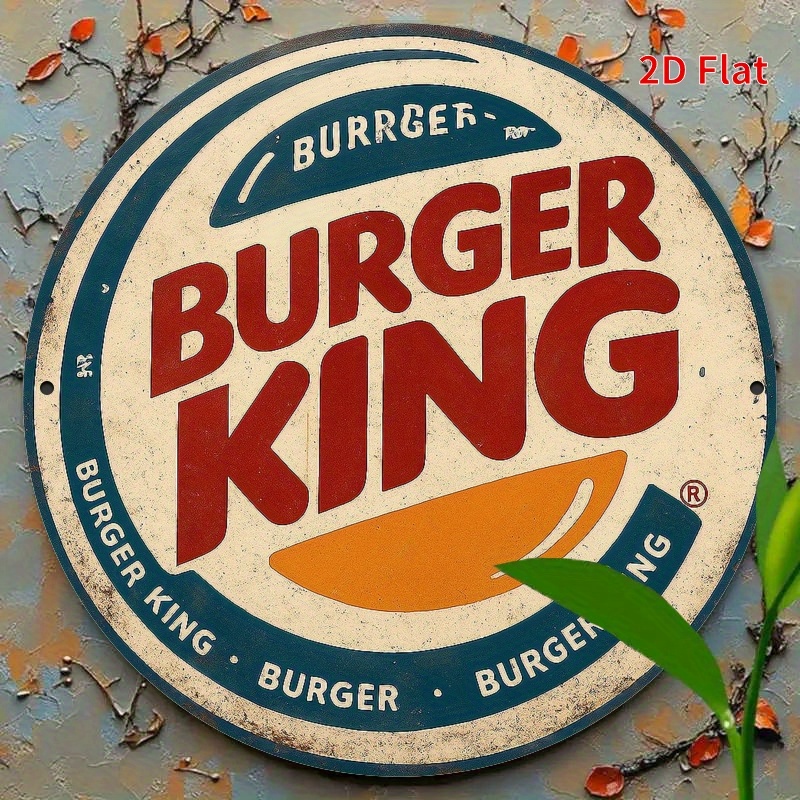 Burger King Logotipo de madera - Home Office Logo reseña y precio