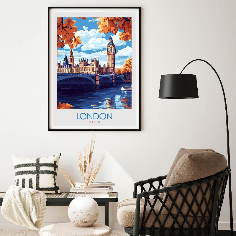 Póster de viaje de Birmingham, - Home Office London reseña y precio