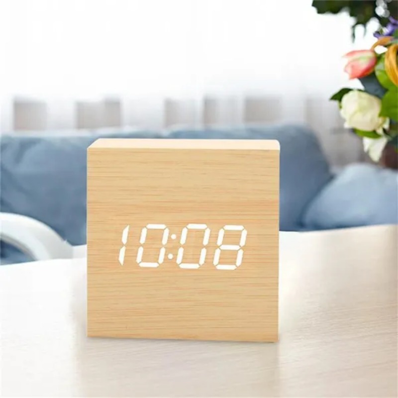 Reloj electrónico Digital con  - Led Desk Clock reseña y precio