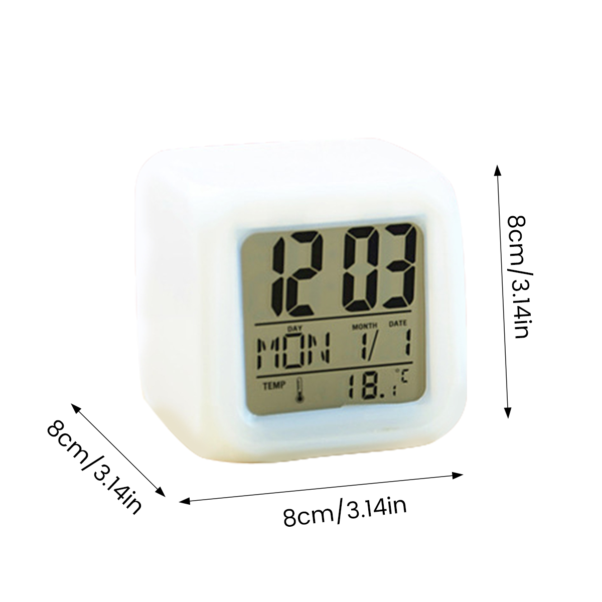 Reloj despertador Digital LED, - Led Desk Clock reseña y precio