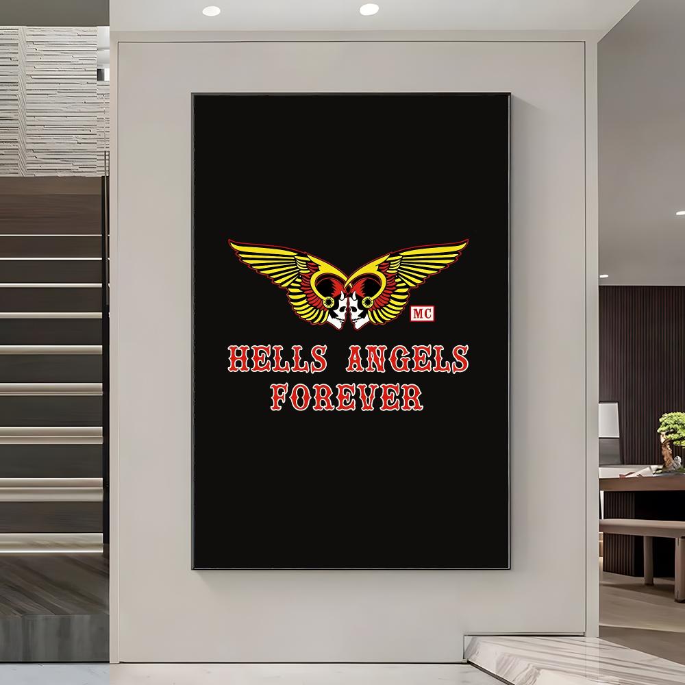 Póster con logotipo de H-Hells - Home Office Logo reseña y precio