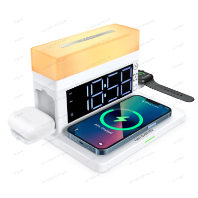 Lámpara de Escritorio con Carg - Led Desk Clock reseña y precio