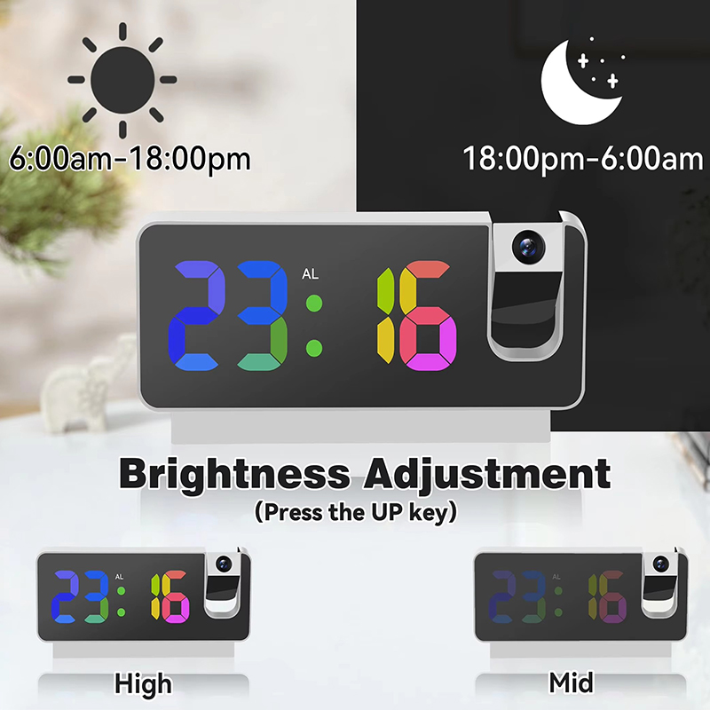 Reloj despertador de proyecció - Led Desk Clock reseña y precio