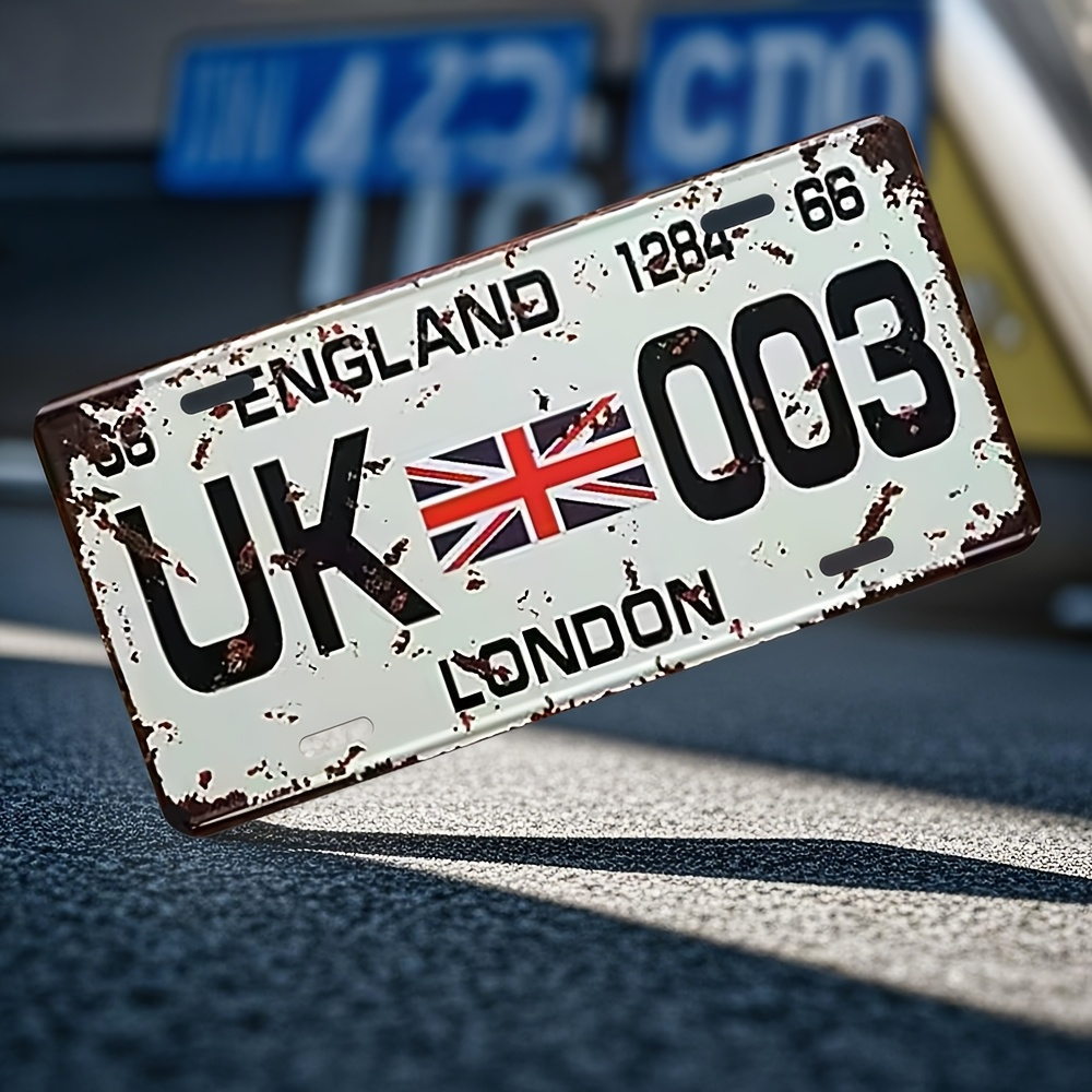 Vintage London UK Placa de alu - Home Office London reseña y precio