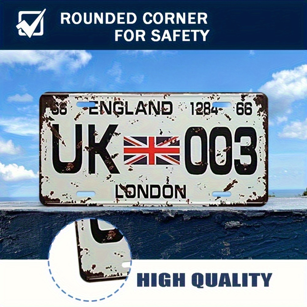 Vintage London UK Placa de alu - Home Office London reseña y precio