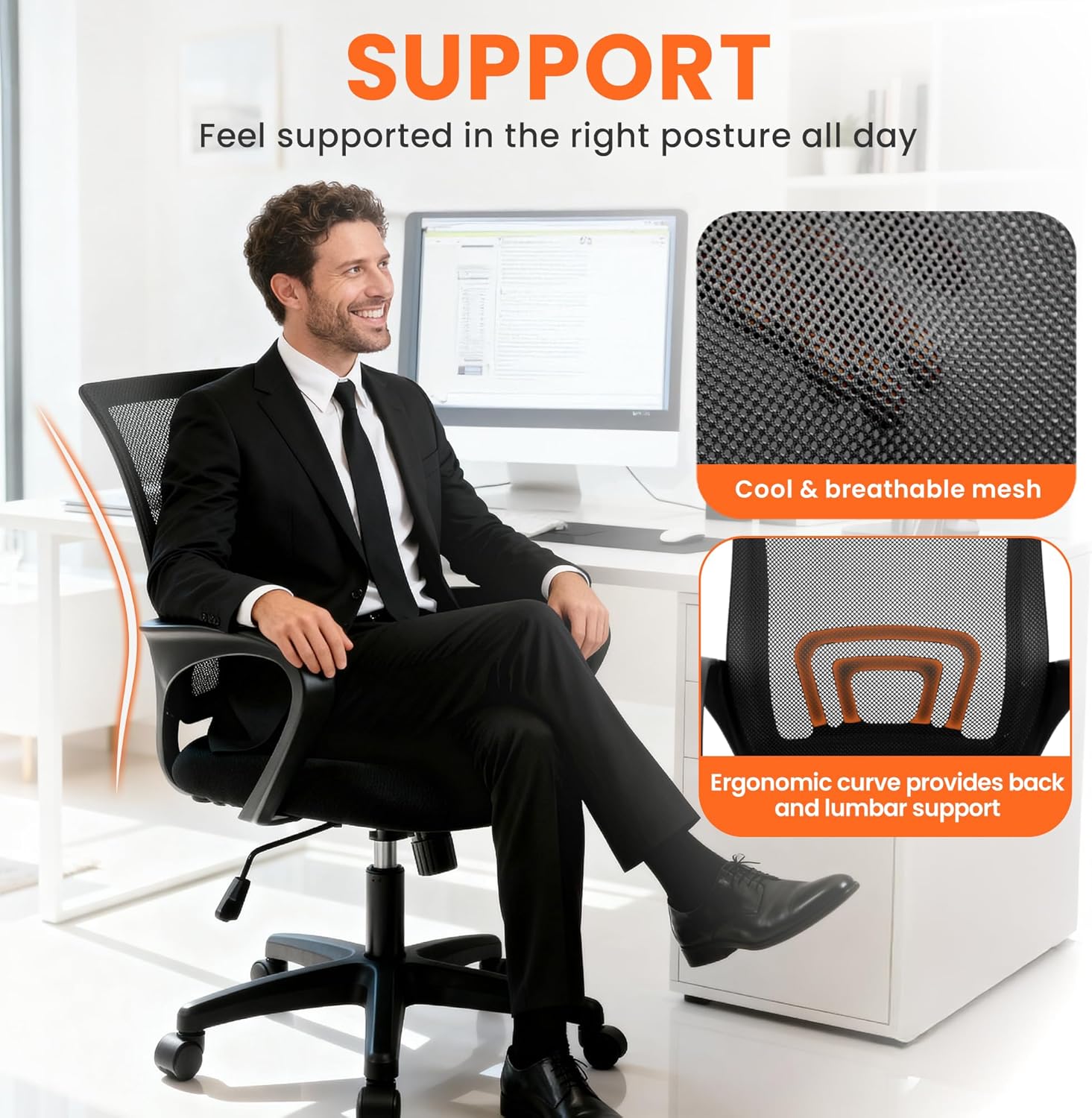 Silla de Oficina Ergonómica de - Home Office Ergonomics reseña y precio