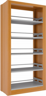 Estantes para libros de doble  - Home Office And Library reseña y precio