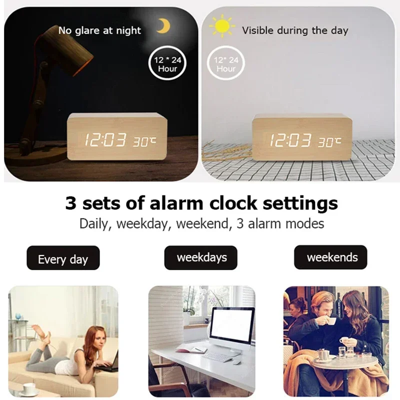 Reloj despertador digital Relo - Led Desk Clock reseña y precio