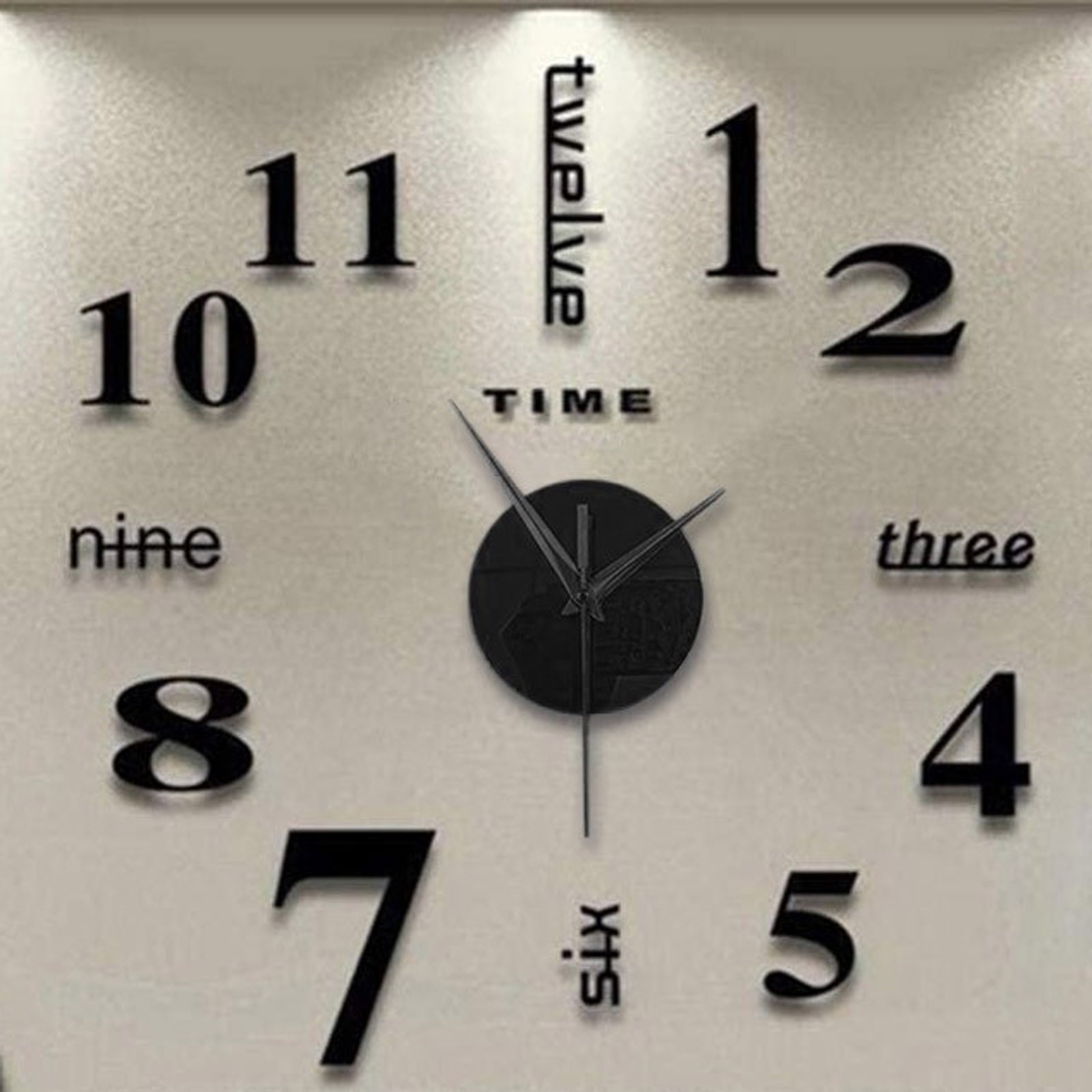 Reloj silencioso de pared Diy  - Home Office Hours reseña y precio
