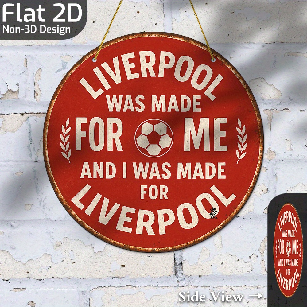Letrero de metal - Liverpool W - Home Office Liverpool reseña y precio